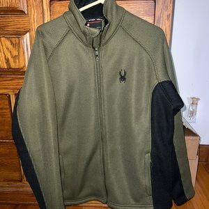 Mens Spyder green size Large coat